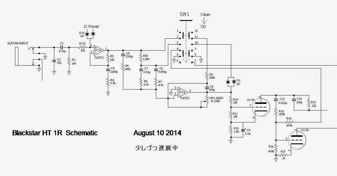 Unveiling The Schematic Of Blackstar Ht A Glimpse Into The Inner