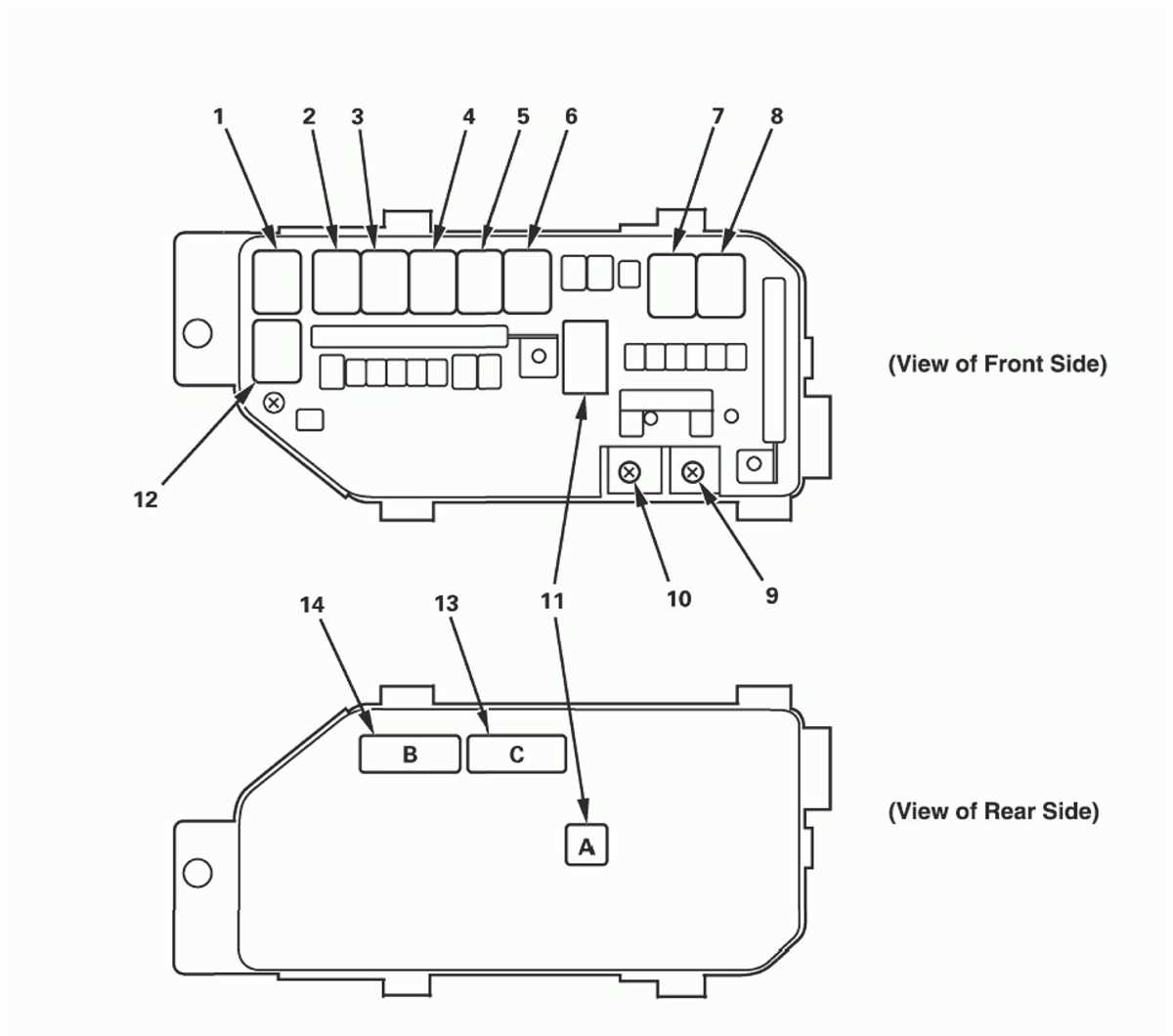 Honda Accord Fuse Box Diagram